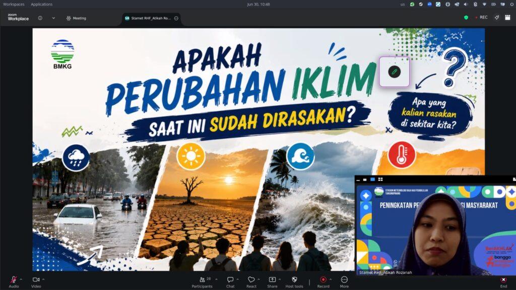 Dokumentasi Kegiatan Peningkatan Pemahaman Literasi Masyarakat di Bidang Iklim