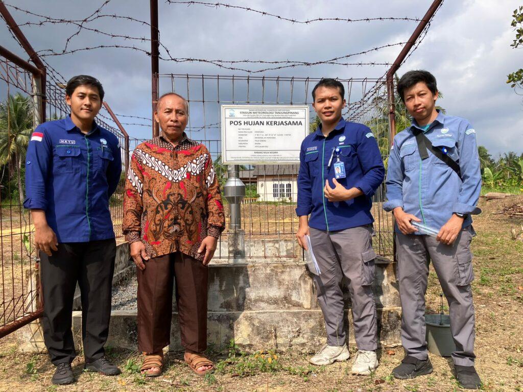 Dokumentasi Kegiatan Inspeksi Pos Hujan di Pulau Bintan