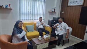 Tingkatkan Kesiapsiagaan Wilayah, Kepala Stasiun Meteorologi Raja Haji Fisabilillah Terima Kunjungan Koordinasi Lurah Pinang Kencana