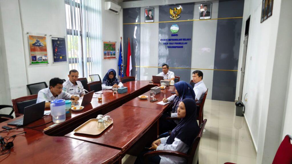 Dokumentasi Kegiatan Perkuat Akses Data Terpadu, Stasiun Meteorologi RHF Gelar Rakor Teknis Integrasi Platform SIH3