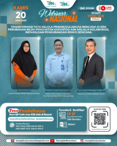 Tingkatkan Kapasitas ASN Hadapi Perubahan Iklim, Kepala Stasiun Meteorologi Tanjungpinang Jadi Narasumber Webinar Nasional